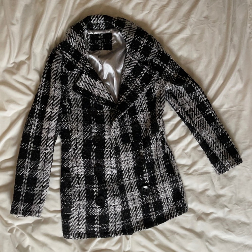 Double breasted tweed coat/blazer